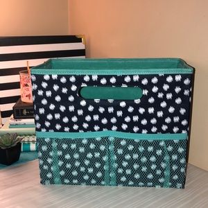 Fold and File - Navy Doodle Dots